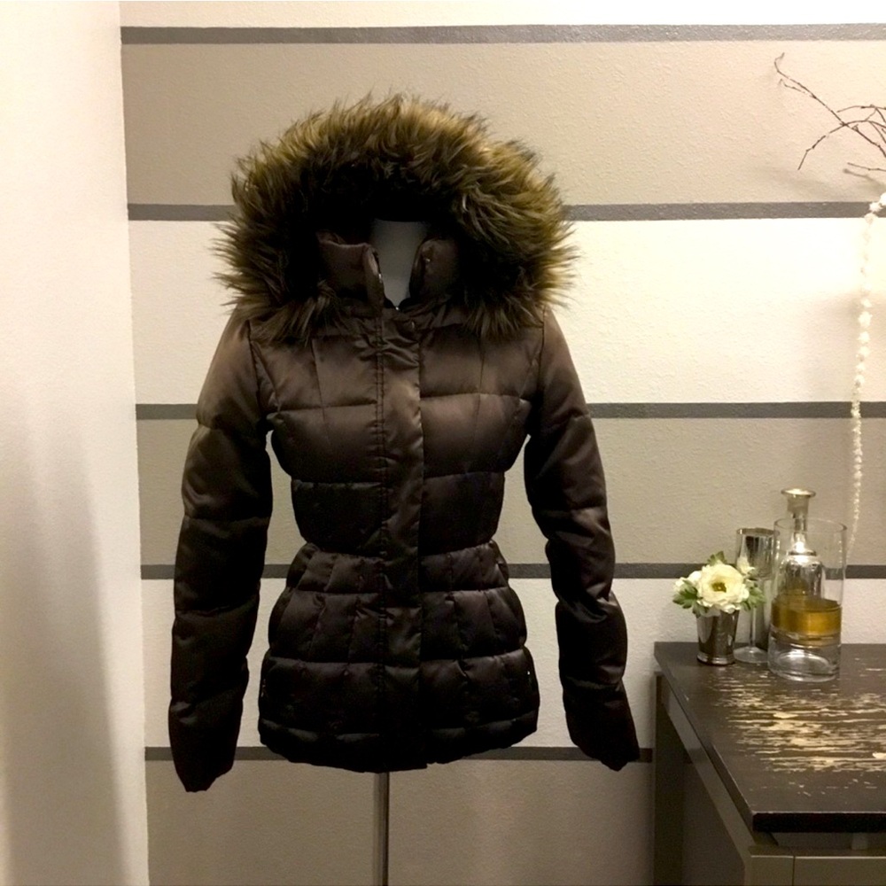 Calvin Klein Fur Hooded Jacket